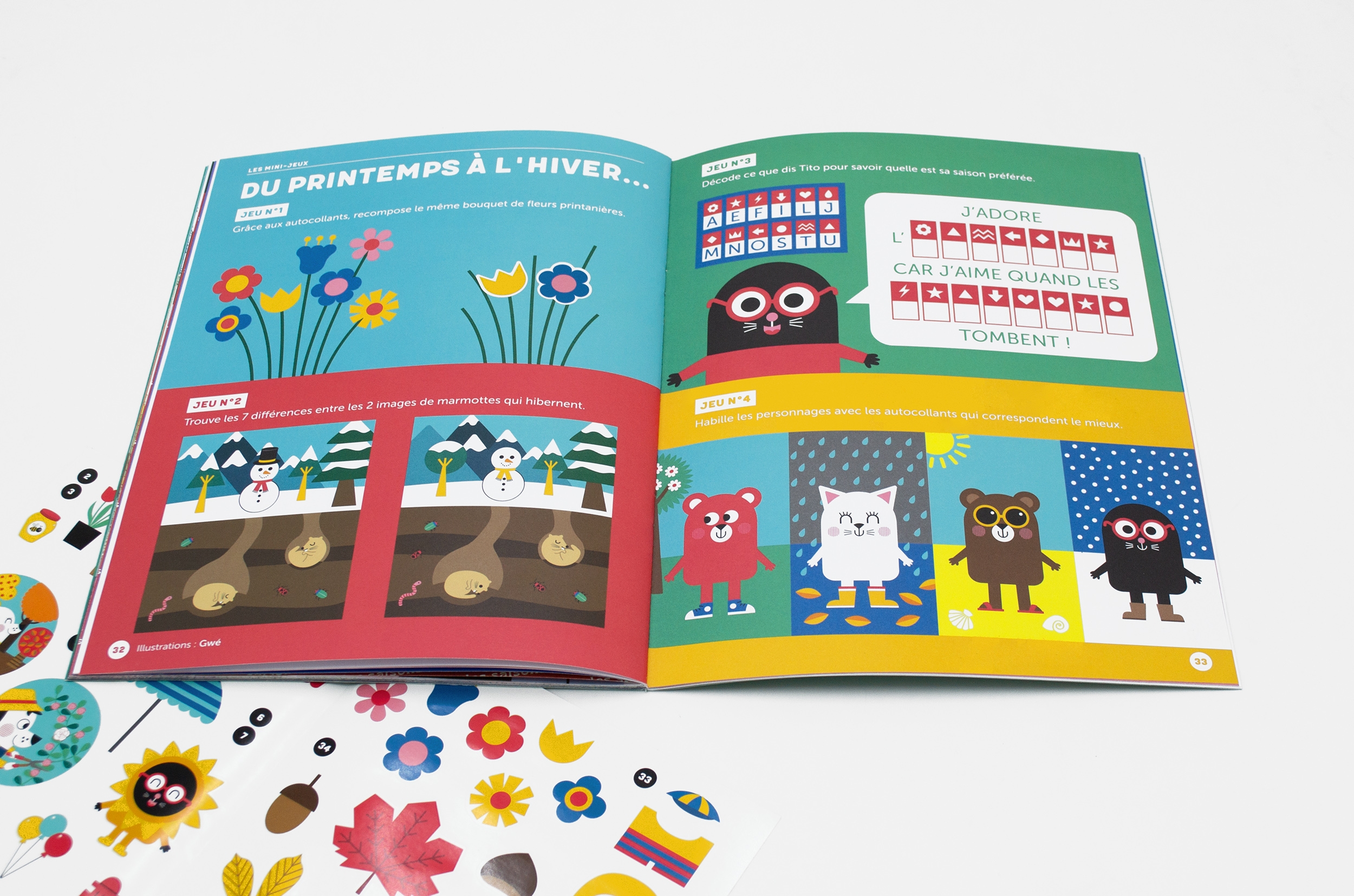 N° Les saisons N° Les saisons