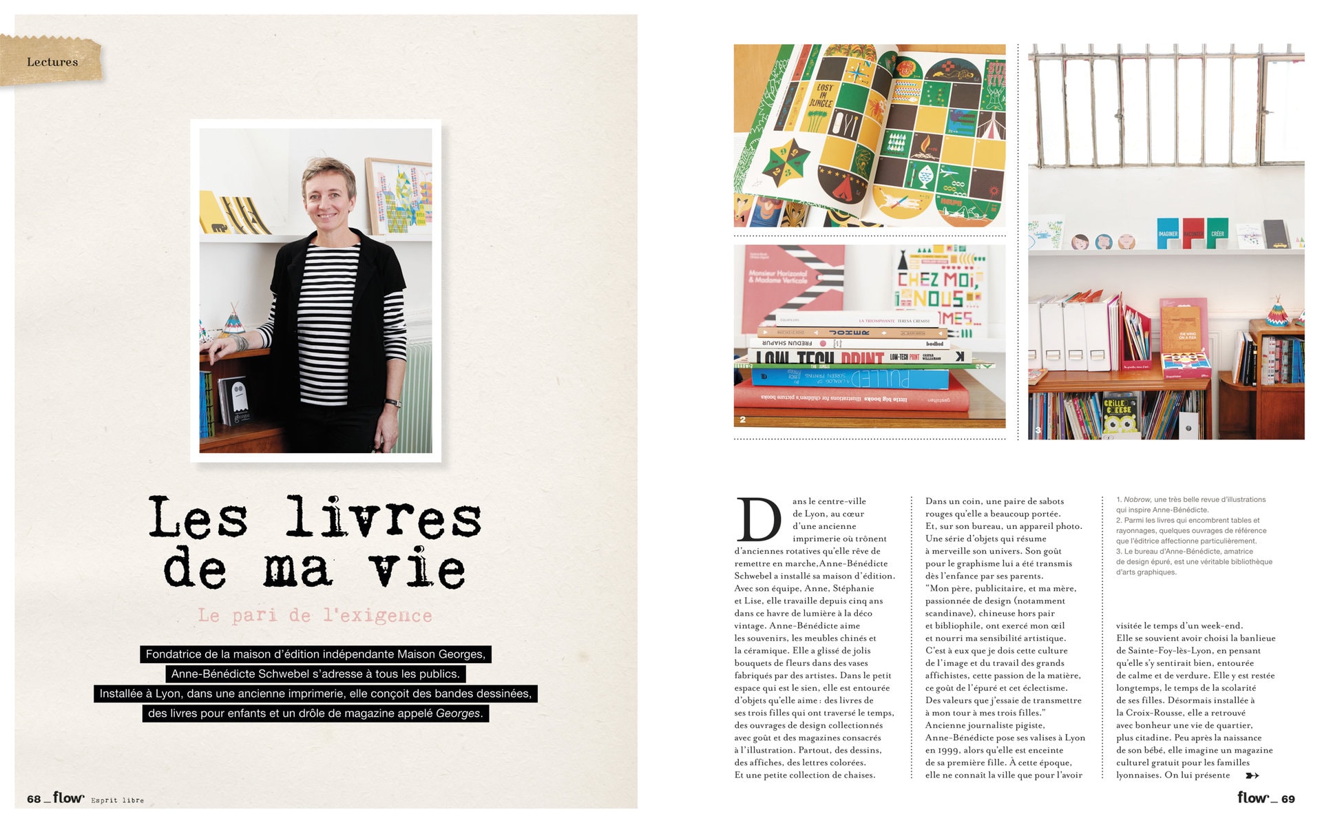 Extrait du magazine Flow sur la naissance de Maison Georges et du magazine Graou - Partie 1/2