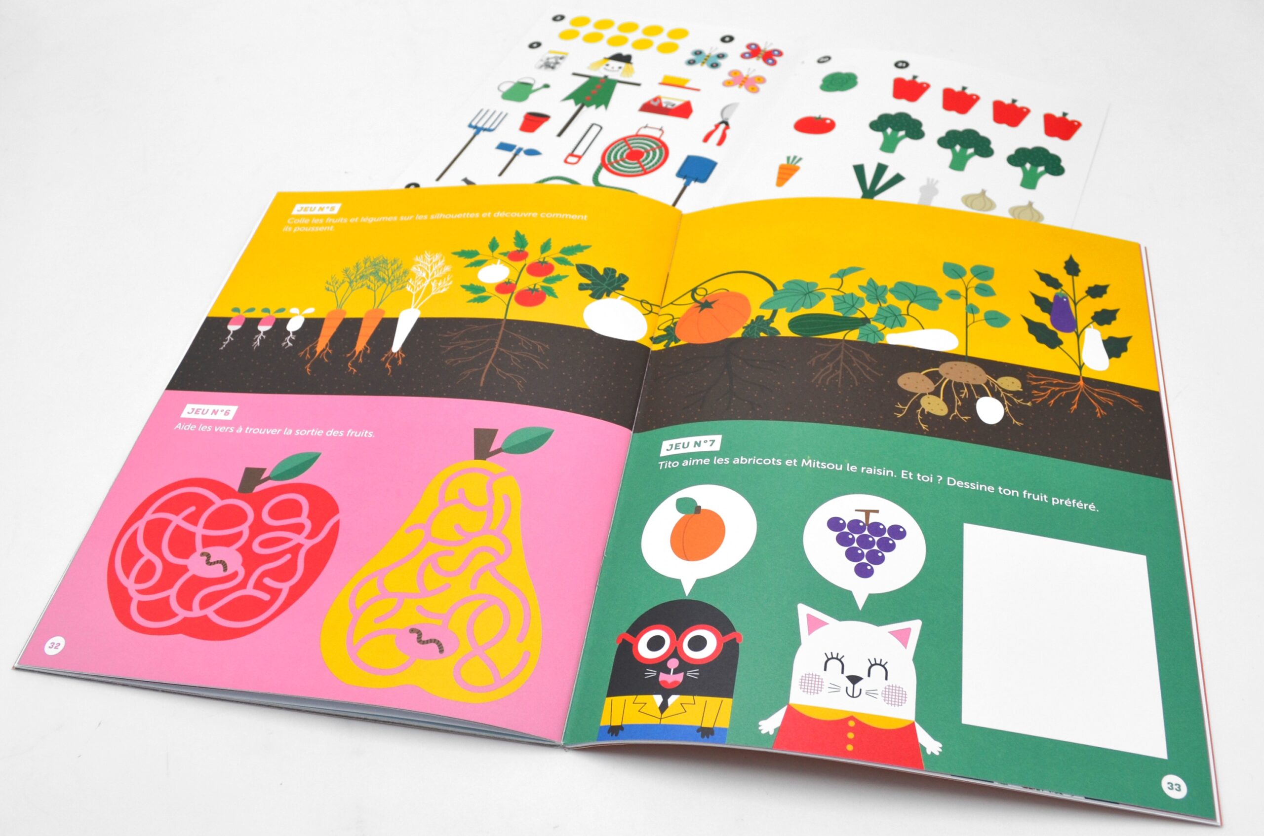 N° Les fruits et légumes