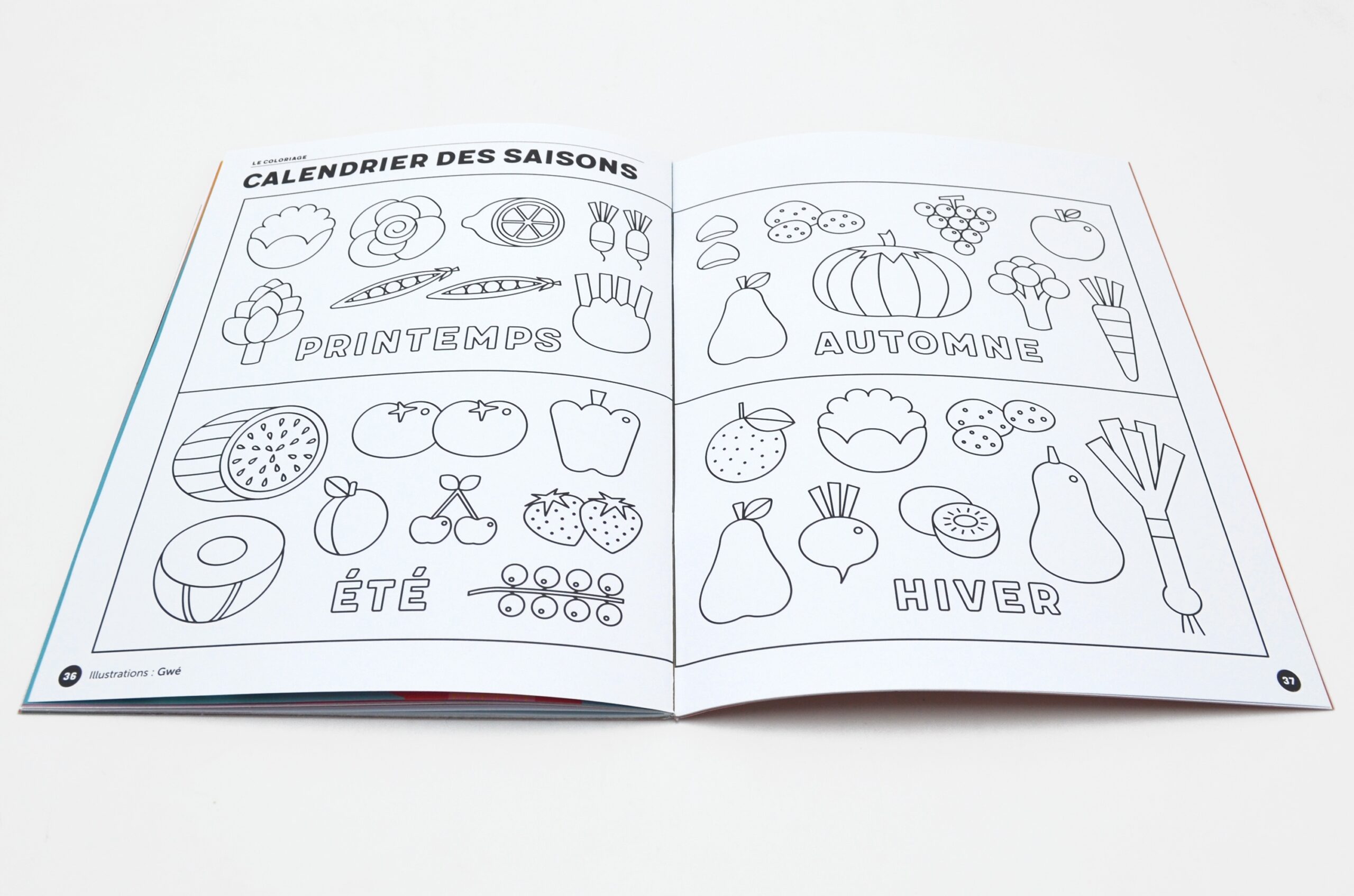 N° Les fruits et légumes