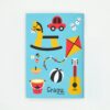 Cahier de coloriage Graou "jeux et jouets"