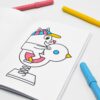 Cahier de coloriage Graou "jeux et jouets"