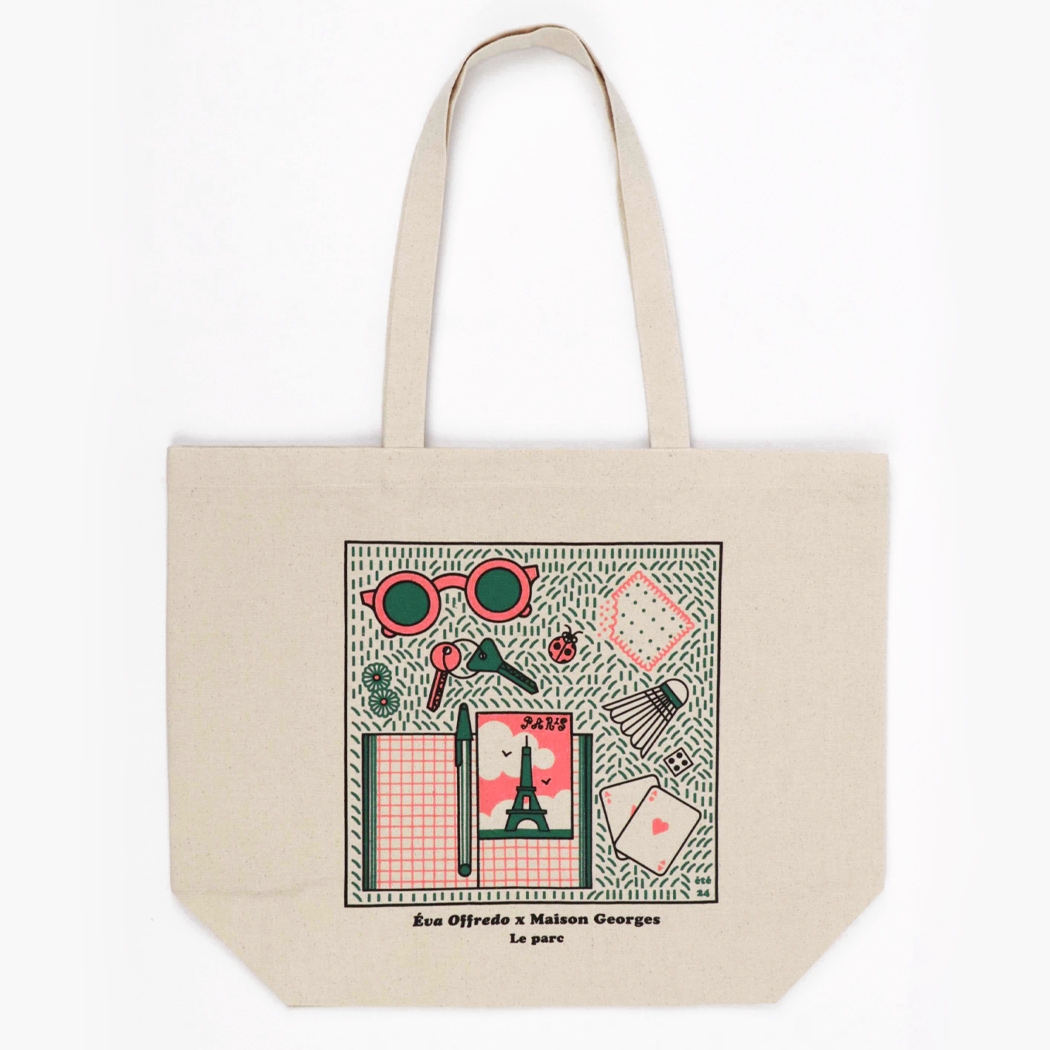 Cabas de balade par Éva Offredo Cabas de balade par Éva Offredo