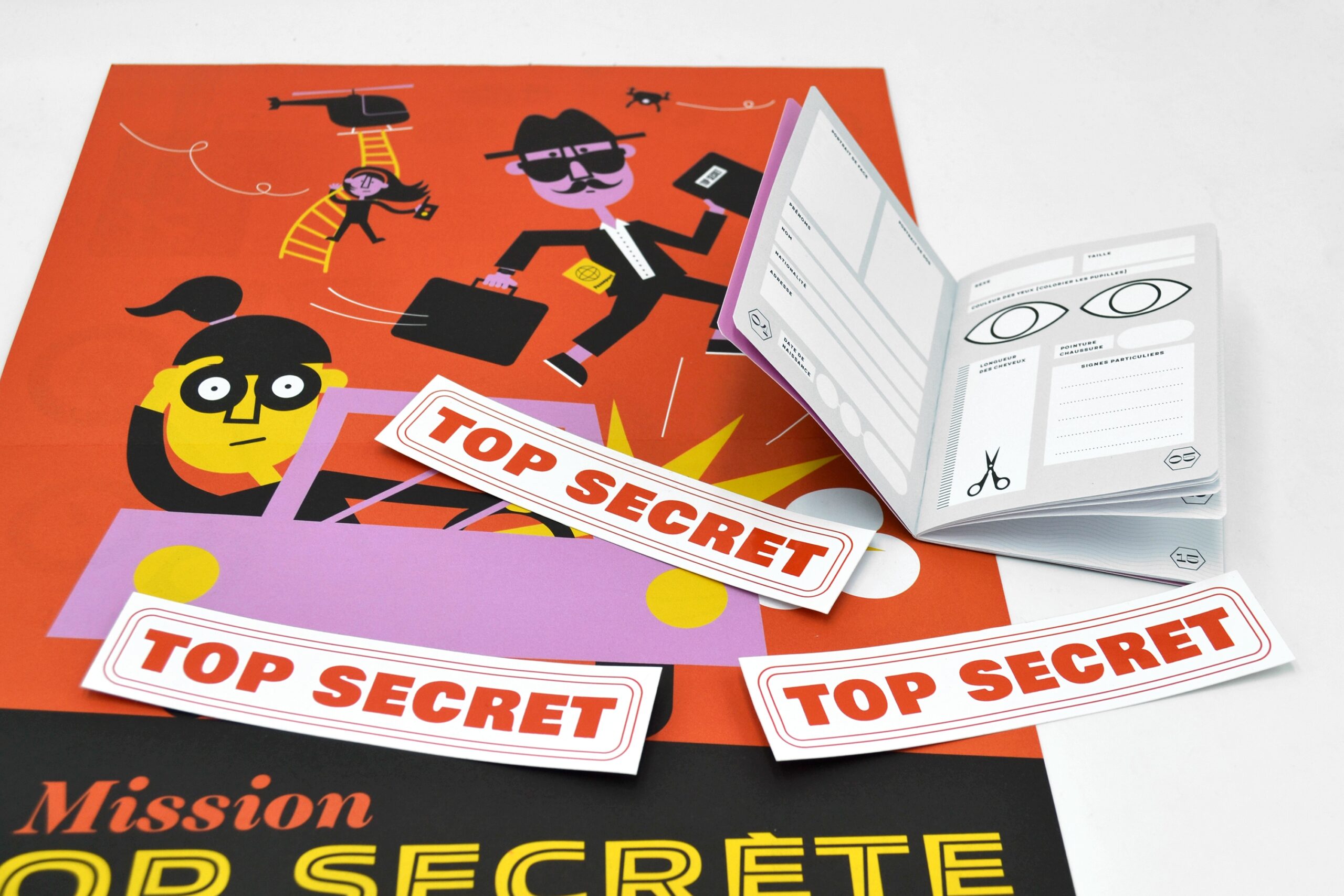 Pochette "Mission top secrète" Pochette "Mission top secrète"