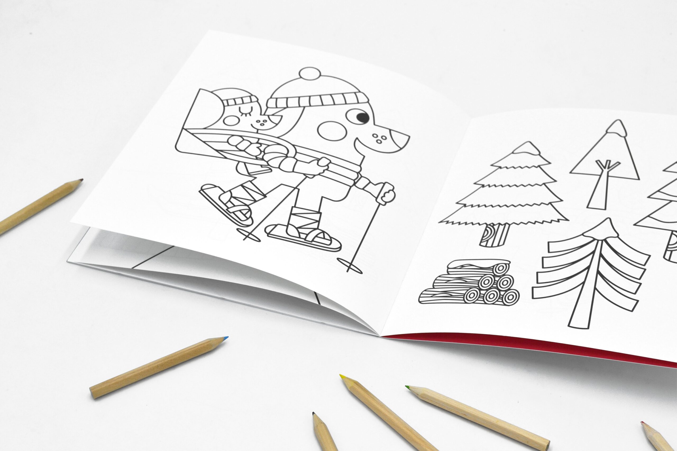 Cahier de coloriage Graou "neige" Cahier de coloriage Graou "neige"