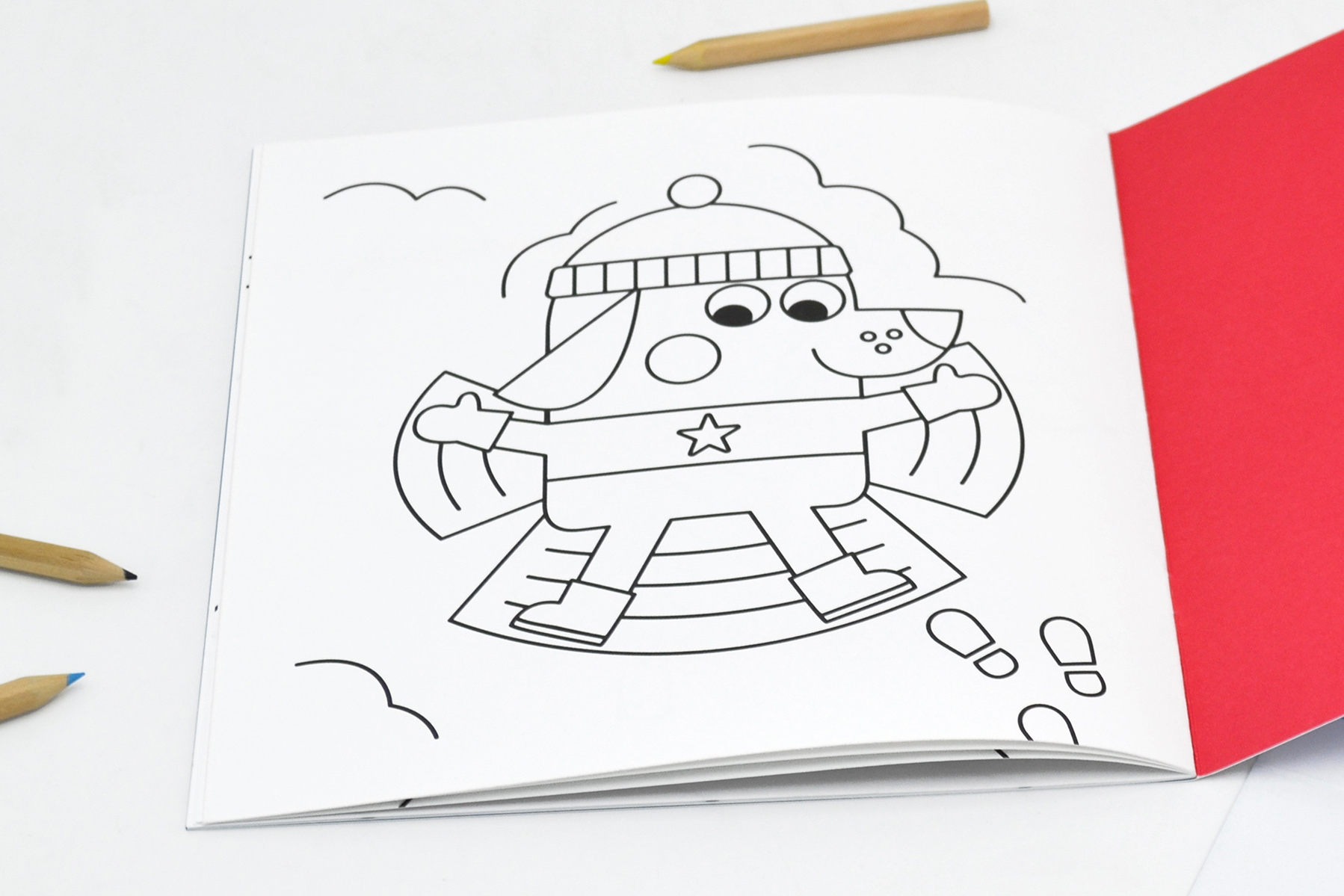 Cahier de coloriage Graou "neige" Cahier de coloriage Graou "neige"