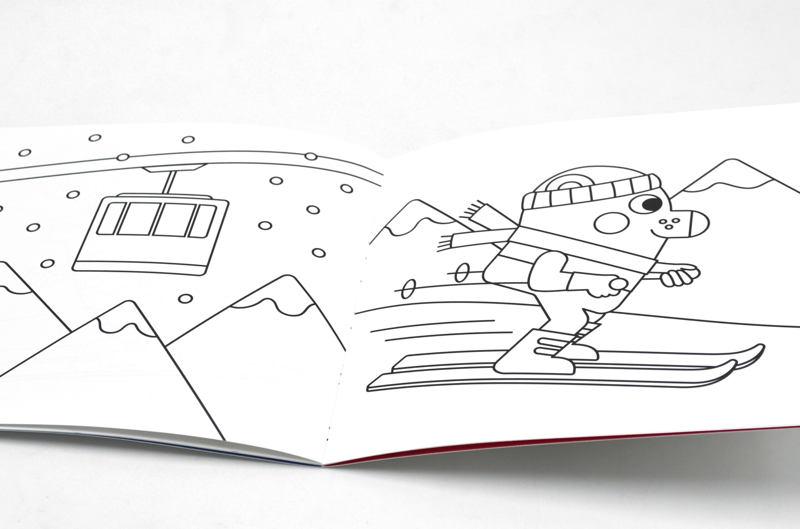 Cahier de coloriage Graou "neige" Cahier de coloriage Graou "neige"